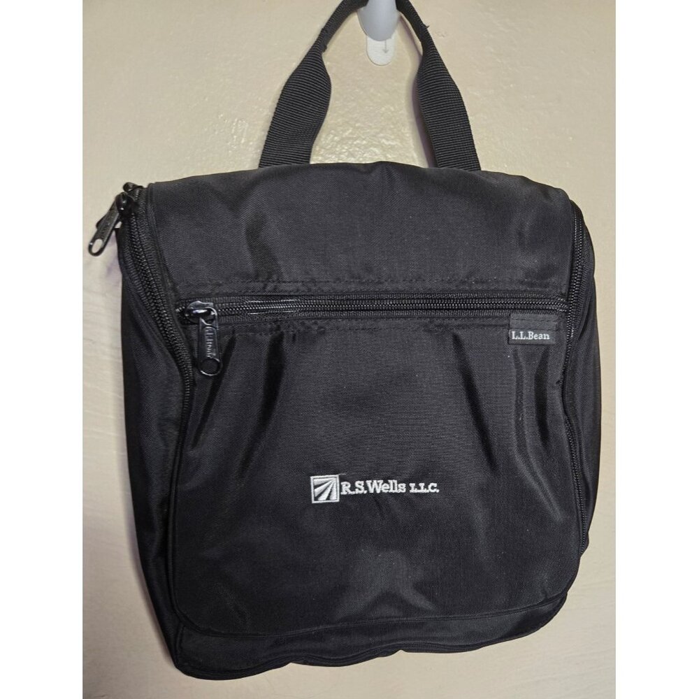 L.L. Bean Hanging Toiletry Fold-Up Bag Travel Packing Luggage Hotel Necessities